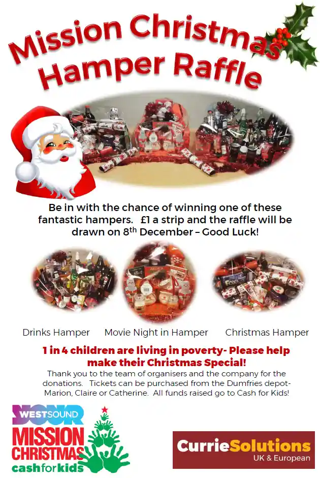 Hamper raffle image Dumfries